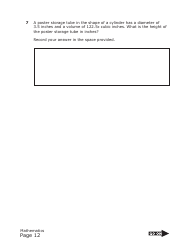 Staar Grade 8 Mathematics Practice Assessment - Texas, Page 12