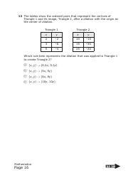 Staar Grade 8 Mathematics Practice Assessment - Texas, Page 16