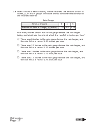 Staar Grade 8 Mathematics Practice Assessment - Texas, Page 17