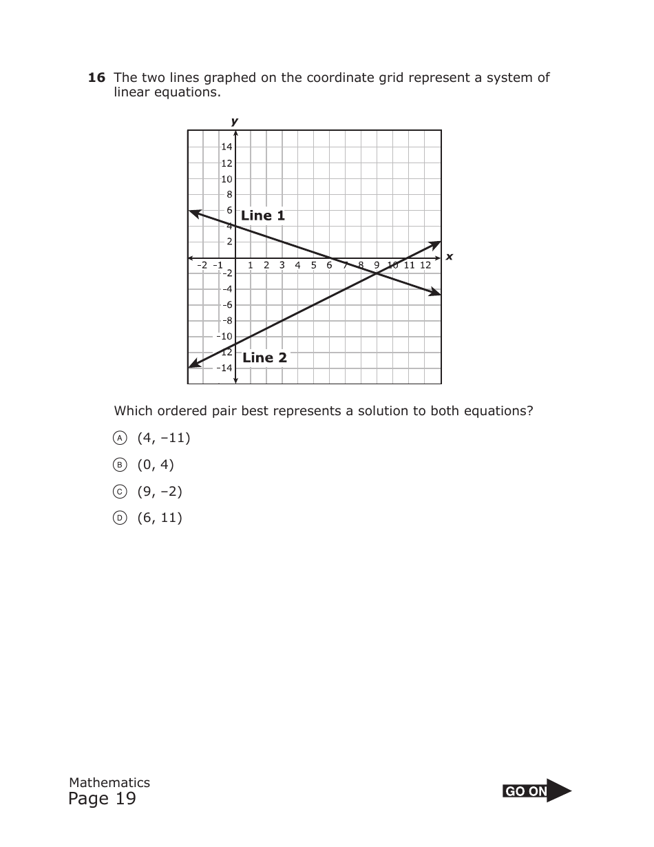 Staar Grade 8 Mathematics Practice Assessment - Texas, Page 19