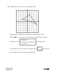 Staar Grade 8 Mathematics Practice Assessment - Texas, Page 25