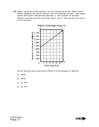 Staar Grade 8 Mathematics Practice Assessment - Texas, Page 27