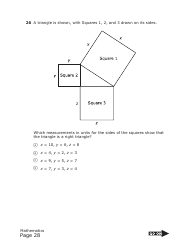 Staar Grade 8 Mathematics Practice Assessment - Texas, Page 28
