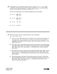 Staar Grade 8 Mathematics Practice Assessment - Texas, Page 36