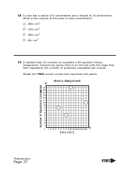 Staar Grade 8 Mathematics Practice Assessment - Texas, Page 37