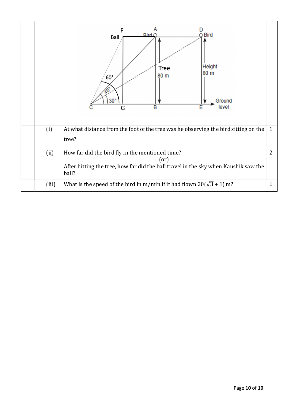 Sample Question Paper: Class X Session 2023-24 Mathematics Standard, Page 10