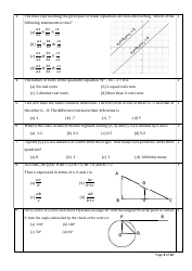 Sample Question Paper: Class X Session 2023-24 Mathematics Standard, Page 2