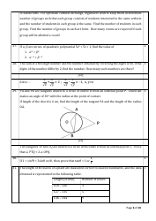 Sample Question Paper: Class X Session 2023-24 Mathematics Standard, Page 6