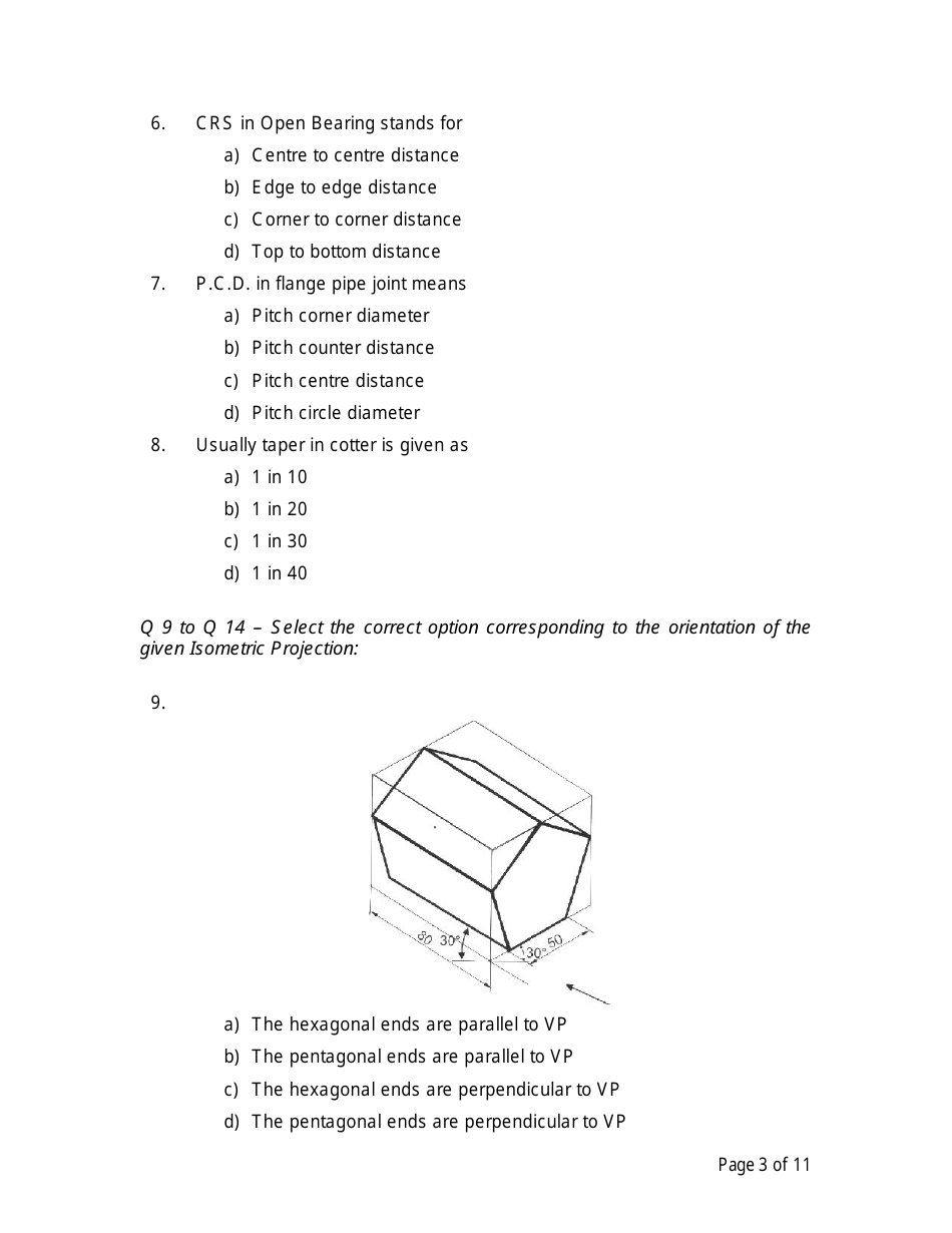 Sample Question Paper - Engineering Graphics (046), Page 3