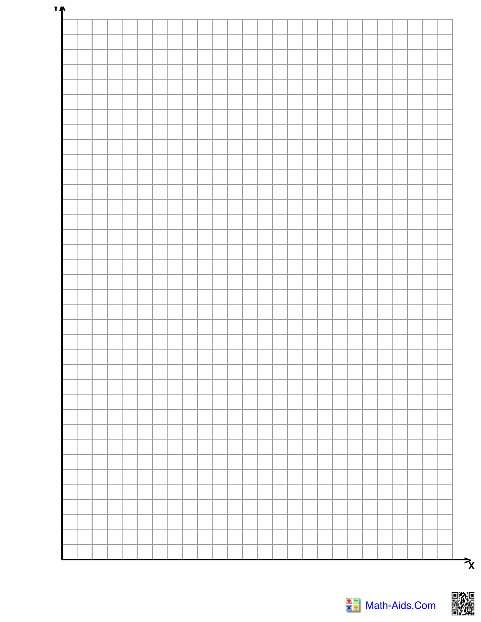 Graphing Coordinate Plane Template, Page 1