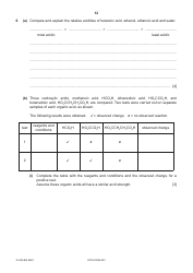 Cambridge International Chemistry Paper 4 a Level Structured Questions, Page 12