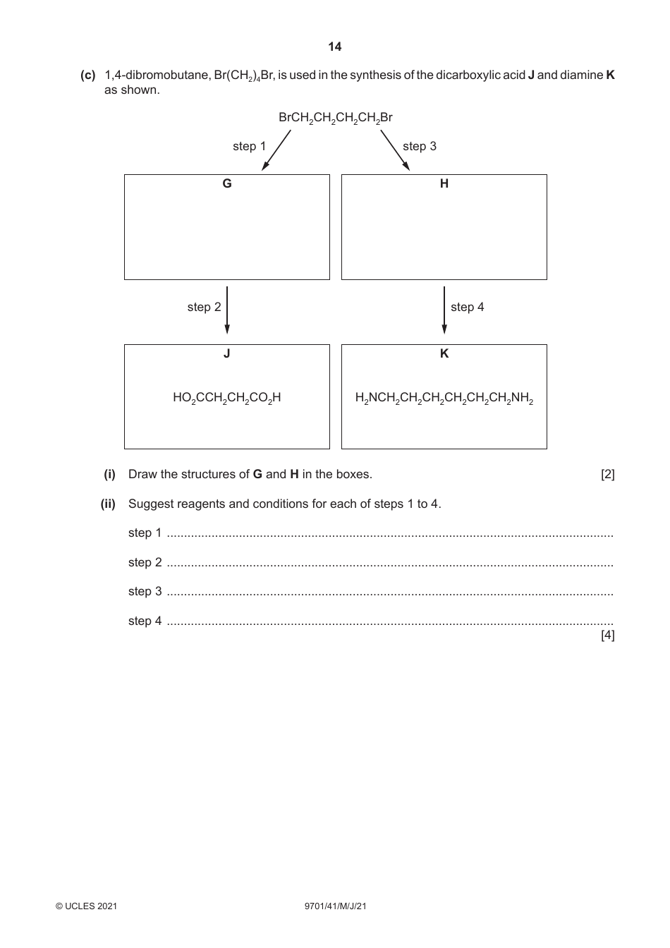 Cambridge International Chemistry Paper 4 a Level Structured Questions, Page 14