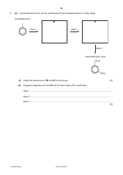 Cambridge International Chemistry Paper 4 a Level Structured Questions, Page 16