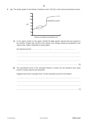 Cambridge International Chemistry Paper 4 a Level Structured Questions, Page 19