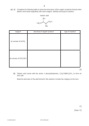 Cambridge International Chemistry Paper 4 a Level Structured Questions, Page 8