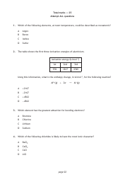Sqa National Qualifications Chemistry Paper 1, Page 2
