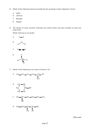 Sqa National Qualifications Chemistry Paper 1, Page 3