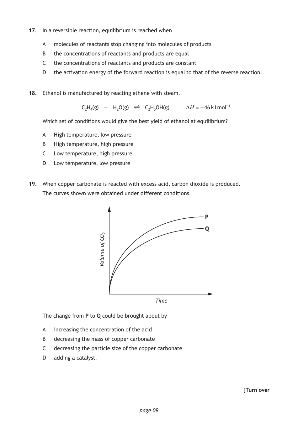 Sqa National Qualifications Chemistry Paper 1, Page 9