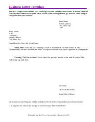 Business Letter Envelope Template, Page 2