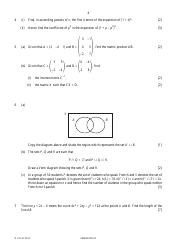 University of Cambridge International Examinations: Additional Mathematics Paper 2, Page 4