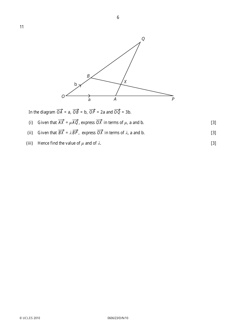 University of Cambridge International Examinations: Additional Mathematics Paper 2, Page 6