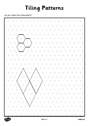 Tiling Patterns on Isometric Dot Paper, Page 2