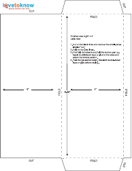Document preview: 9.25x4 Envelope Template
