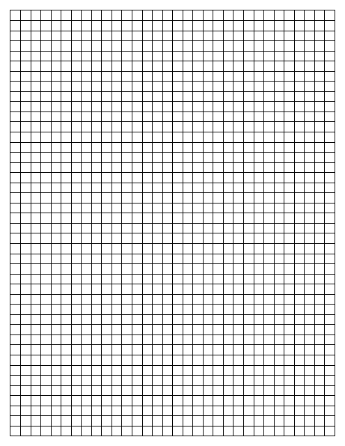 Plain Graph Paper Template