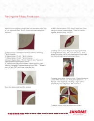 Generational Pillow Quilt Pattern Templates, Page 3