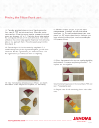 Generational Pillow Quilt Pattern Templates, Page 4