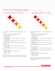 Generational Pillow Quilt Pattern Templates, Page 7