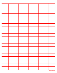 Document preview: Centimeter Graph Paper - Red
