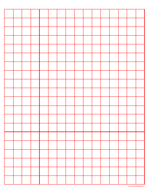 Centimeter Graph Paper - Red Download Pdf