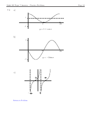 Math 109 Topic 7: Graphs of Trigonometric Functions - Exercises With Answers, Page 12