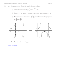 Math 109 Topic 7: Graphs of Trigonometric Functions - Exercises With Answers, Page 14