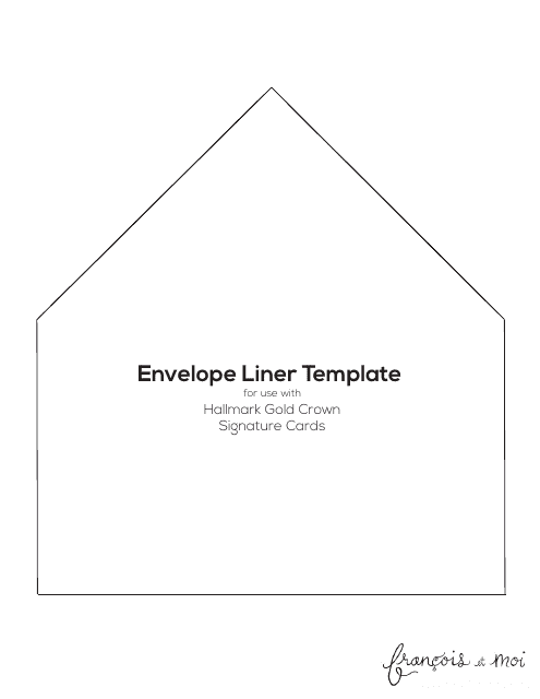 Envelope Liner Template Download Pdf