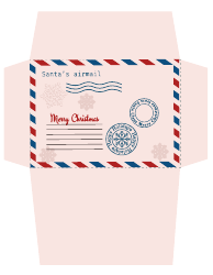 Christmas Envelope Templates With Stamps, Page 3