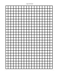Document preview: Large Grid Paper Template