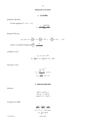 Cambridge Igcse Additional Mathematics Paper 1: Specimen Paper, Page 2