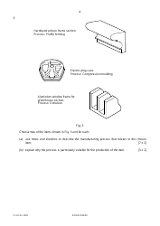 University of Cambridge International Examinations: Design and Technology Paper 3 - 9705/31, Page 4