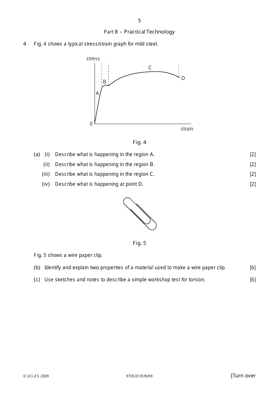 University of Cambridge International Examinations: Design and Technology Paper 3 - 9705 / 31, Page 5