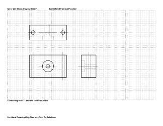Mece 265 Isometric Drawing Practice Sheet, Page 13