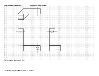 Mece 265 Isometric Drawing Practice Sheet, Page 21
