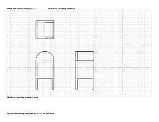 Mece 265 Isometric Drawing Practice Sheet, Page 25