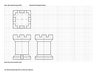 Mece 265 Isometric Drawing Practice Sheet, Page 29