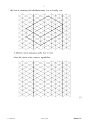 October 2016 Cambridge Secondary 1 Checkpoint: Mathematics Paper 1, Page 11