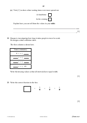 October 2016 Cambridge Secondary 1 Checkpoint: Mathematics Paper 1, Page 15
