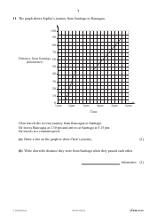 October 2016 Cambridge Secondary 1 Checkpoint: Mathematics Paper 1, Page 7