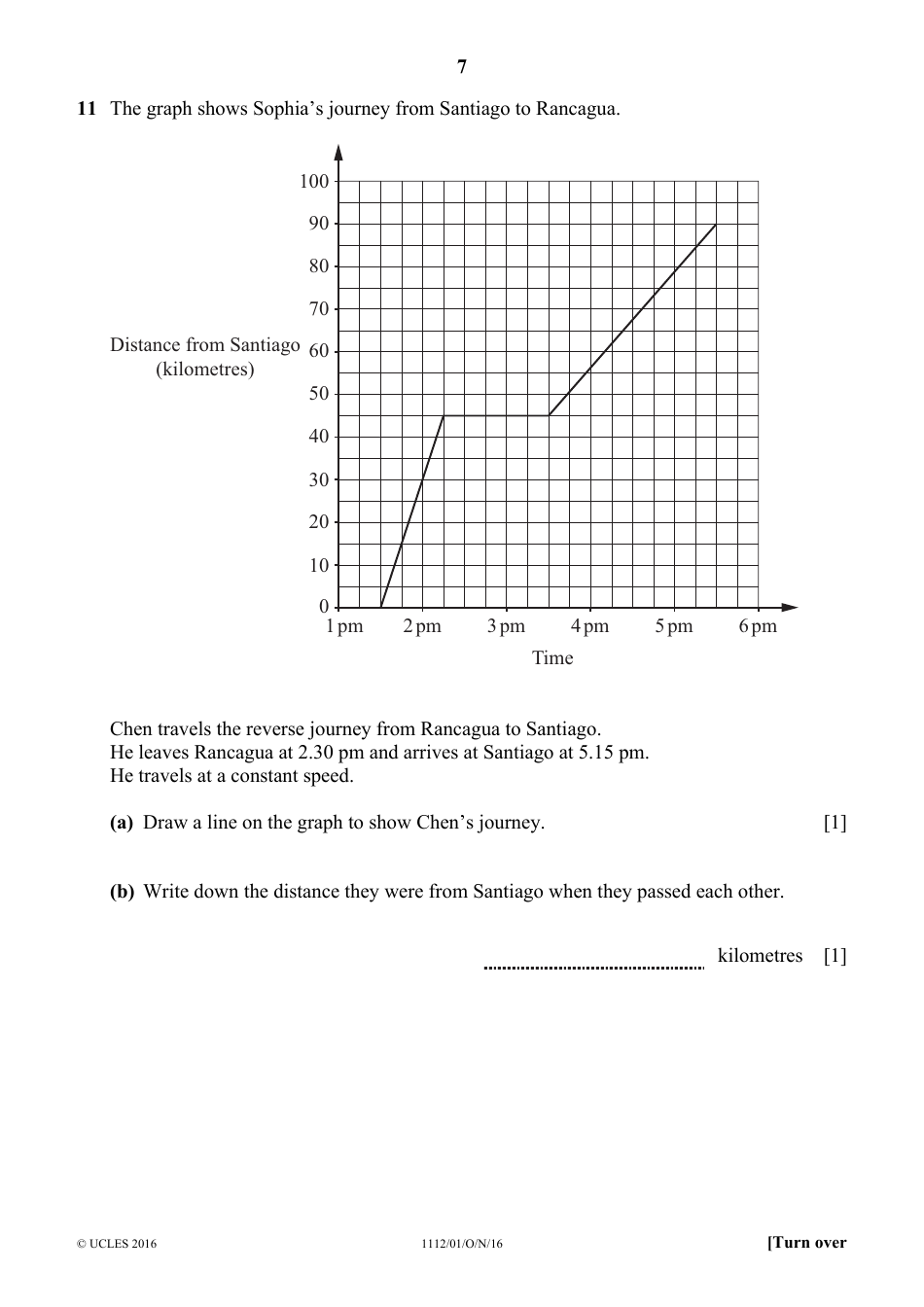 October 2016 Cambridge Secondary 1 Checkpoint: Mathematics Paper 1, Page 7