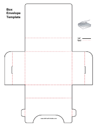 Document preview: Box Envelope Template